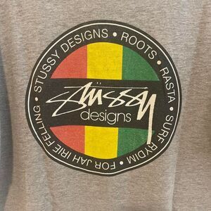 Stussy Men's Grey T-shirt